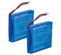 vhbw 2x Batterie compatible avec Midland Albrecht TecTalk Float radio talkie-walkie (2000mAh, 3,7V, Li-polymère)