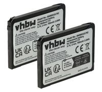 vhbw 2x Batterie compatible avec Midland PMR446, PMR446+, 777 radio talkie-walkie (700mAh, 3,7V, Li-ion)