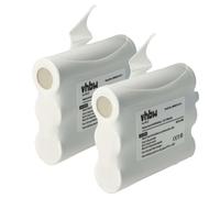 vhbw 2x Batterie compatible avec Midland XT74, XT70 radio talkie-walkie (1000mAh, 3,6V, NiMH)