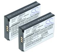 vhbw 2x Batterie compatible avec Midland XTC450, XTC400 caméra de sport, appareil photo (1800mAh, 3,7V, Li-ion)