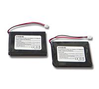 vhbw 2x Batterie compatible avec Mitel 5614, 5602, 5603, 5613 téléphone fixe sans fil (650mAh, 3,7V, Li-ion)