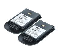 vhbw 2X Batterie Compatible avec Mitel DT692, DT690 téléphone Fixe sans Fil (930mAh, 3,7V, Li-ION) Noir