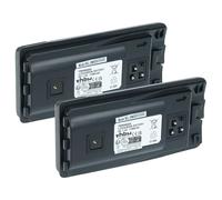 vhbw 2X Batterie Compatible avec Motorola RDV2080 | RDV5100, XTNi, XTNiD radio talkie-walkie (1100mAh, 7,4V, Li-ion) - avec clip de ceinture