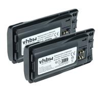 vhbw 2x Batterie compatible avec Motorola RMV2080, XT460, XT420, XT660d radio talkie-walkie (3500mAh, 3,7V, Li-ion)