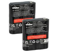 vhbw 2x Batterie compatible avec Motorola Talkabout T5525, T5600, T5500, T5422, T5532, T5512, T5522 radio talkie-walkie (1300mAh, 3,6V, NiMH)