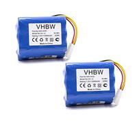 vhbw 2X Batterie Compatible avec Neato XV-11, XV-12, Signature 25, XV-14, Signature Pro, VX Pro, XV-11 All Floor aspirateur (3000mAh, 7,2V, NiMH)