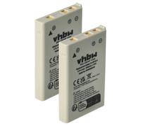 vhbw 2x Batterie compatible avec Nikon Coolpix 3700, 5200, 4200, 5900, P100, P3, 7900, P500, P4, P510, P5000 appareil photo (1000mAh, 3,6V, Li-ion)