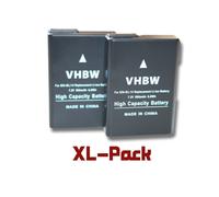 vhbw 2x Batterie compatible avec Nikon D3100, D3200, D3300, D3400 appareil photo digital reflex APRN (950mAh, 7,2V, Li-ion) avec puce d'information G
