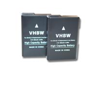 vhbw 2x Batterie compatible avec Nikon D5500, D5600 appareil photo digital reflex APRN (950mAh, 7,2V, Li-ion) avec puce d'information