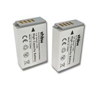 vhbw 2x Batterie compatible avec Nikon DL24-85 d/1.8-2.8, DL18-50 f/1.8-2.8 appareil photo (800mAh, 7,2V, Li-ion)
