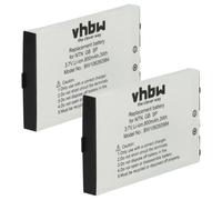 Vhbw 2x Batterie Compatible Avec Nintendo Game Boy Advance Sp Ags-101, Advance Sp Ags-003, Advance Sp Ags-001 Console De Jeux (800mah, 3,7v, Li-Ion)