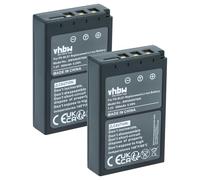 vhbw 2x Batterie compatible avec Olympus Pen E-P1 | E-P2, E-P3, E-PL1, E-PL3, E-PM3 appareil photo (900mAh, 7,2V, Li-ion)