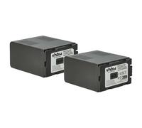 vhbw 2X Batterie Compatible avec Panasonic AG-AC90 | AG-AC8pj, AG-AC8ej, AG-AC8, AG-AC90ejc, AG-AC90ej caméra vidéo caméscope (5400mAh, 7,4V, Li-ion)