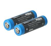 vhbw 2x Batterie compatible avec Panasonic ES-LT70, ES-LT6N, ES-LT6A, ES-LT4N, ES-LV61, ES-LT6 rasoir tondeuse électrique (800mAh, 3,7V, Li-ion)