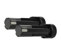 vhbw 2X Batterie Compatible avec Panasonic EY6220B, EY6220D, EY6220DR, EY9021, EY9021B, EY903 Outil électrique (3300 mAh, NiMH, 2,4 V)