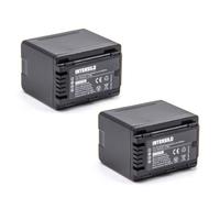 vhbw 2x Batterie compatible avec Panasonic HC-V210M, HC-V210MGK, HC-V130, HC-V160, HC-V210, HC-V210GK caméra vidéo caméscope (4040mAh, 3,6V, Li-ion)
