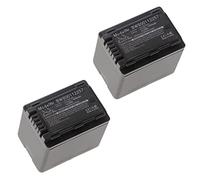 vhbw 2x Li-Ion batterie 4040mAh (3.6V) pour appareil numérique camescope comme Panasonic VW-VBT190