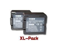 vhbw 2x batterie compatible avec Panasonic HDC-SD1, HDC-SD10, HDC-SD100, HDC-SD20 caméra vidéo (1000mAh, 7,2V, Li-ion) avec puce d'information
