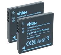 vhbw 2X Batterie Compatible avec Panasonic Lumix DMC-FS16, DMC-FP7R, DMC-FS28, DMC-FS22, DMC-FS18, DMC-FS35 Appareil Photo (550mAh, 3,7V, Li-ION)