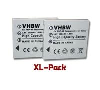vhbw 2X Batterie Compatible avec Panasonic Lumix DMC-FX7 | DMC-FX2 appareil photo (500mAh, 3,6V, Li-ion)