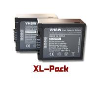 vhbw 2x Batterie compatible avec Panasonic Lumix DMC-GF1K, DMC-GH1, DMC-G2W, DMC-GF1C, DMC-GF1, DMC-GH1K appareil photo (1000mAh, 7,2V, Li-ion)