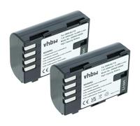 vhbw 2x Batterie compatible avec Panasonic Lumix DMC-GH4, DMC-GH4R appareil photo (2000mAh, 7,2V, Li-ion)