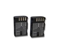 vhbw 2x Batterie compatible avec Panasonic Lumix DMC-GH4, DMC-GH4R appareil photo (2000mAh, 7,2V, Li-ion)