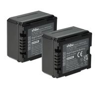 vhbw 2x Batterie compatible avec Panasonic SDR-H90, SDR-H80, VDR-D160, SDR-H60 caméra vidéo caméscope (700mAh, 7,2V, Li-ion) avec puce d'information