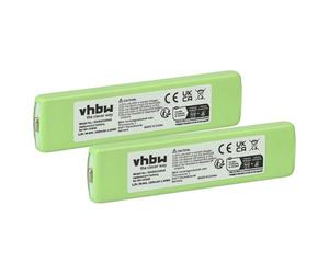 vhbw 2X Batterie Compatible avec Panasonic SL-CT 700, SL-CT700, SJ-SW9MD, SJ-MW3, SJ-SW90MD Lecteur de Musique MP3 (1200mAh, 1,2V, NiMH)