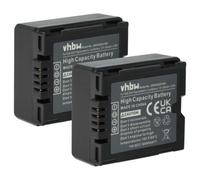 vhbw 2x Batterie compatible avec Panasonic VDR-M55, VDR-M75, VDR-M70, VDR-M95 caméra vidéo caméscope (600mAh, 7,2V, Li-ion)