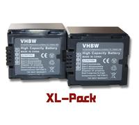 vhbw 2x Batterie compatible avec Panasonic VDR-M95, VDR-M75, VDR-M53, VDR-M70, VDR-M55 caméra vidéo caméscope (1100mAh, 7,2V, Li-ion)