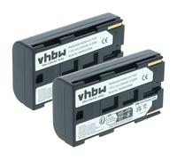 vhbw 2X Batterie Compatible avec Phase One IQ, IQ4, IQ3, P40+, P40, P45+, P45, XF, P65, P30+, P30, P25+, P25 Appareil Photo (2200mAh, 7,4V, Li-ION)