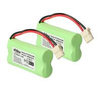 vhbw 2x Batterie compatible avec Philips DCT G792, G612, G725, G722 téléphone fixe sans fil (800mAh, 2,4V, NiMH)