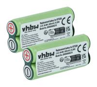 vhbw 2x Batterie compatible avec Philips Norelco HS345, HS360, HS375, HS825, HS905, HS875, HS885 rasoir tondeuse électrique (800mAh, 2,4V, NiMH)