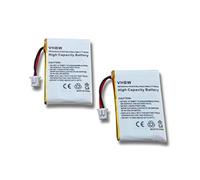 vhbw 2X Batterie Compatible avec Plantronics W710, W720, PL-64399-01, SC60 Casque Audio, écouteurs sans Fil (300mAh, 3,7V, Li-polymère)