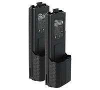 vhbw 2x Batterie compatible avec Pofung UV-5RE, UV-5RA, UV-5R radio talkie-walkie (3800mAh, 7,4V, Li-ion)