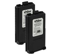vhbw 2x Batterie compatible avec Pofung UV-5RE, UV-5RA, UV-5R radio talkie-walkie (1800mAh, 7,4V, Li-ion)