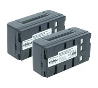 vhbw 2x Batterie compatible avec RCA AutoShot CC-178, CC-187, CC-180, CC-1650, CC-1000, CC-176, CC-174, CC-188 appareil photo (4000mAh, 6V, NiMH)