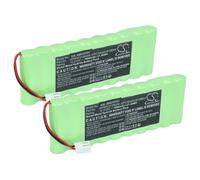 vhbw 2x Batterie compatible avec Roto SF G4, SF G3, WDT-S, SF G2, RT2 motorisation de volet, porte, portail (1800mAh, 12V, NiMH)