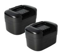 vhbw 2x Batterie compatible avec Senco Dura Spin DS202-14V, DS205-14V outil électrique (3000 mAh, NiMH, 14,4 V)