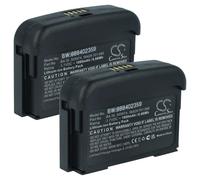 vhbw 2x Batterie compatible avec Sennheiser SL Bodypack DW, SK D1 système de radio numérique, émetteur (1800mAh, 3,7V, Li-ion)