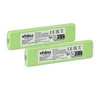 vhbw 2X Batterie Compatible avec Sharp MD-MT180, MD-MT200, MD-MT180H, MD-MT190H, MD-MT200H Casque Audio, écouteurs sans Fil (1200mAh, 1,2V, NiMH)