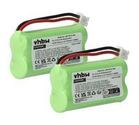 vhbw 2X Batterie Compatible avec Siemens Gigaset A260 Trio, A265, A345 téléphone Fixe sans Fil (700mAh, 2,4V, NiMH)