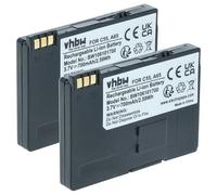 vhbw 2X Batterie Compatible avec Siemens Gigaset SL2 | S440, SL100, SL150, S445, SL1 téléphone fixe sans fil (700mAh, 3,7V, Li-ion)