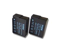 vhbw 2x Batterie compatible avec Sigma DP3 Quattro, FP L, FP, DP3Q appareil photo (1000mAh, 7,2V, Li-ion), puce d'information
