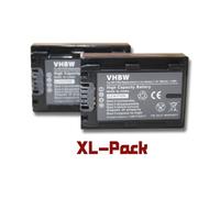 vhbw 2x Batterie compatible avec Sony Alpha DSLR-A290, DSLR-A290L, DSLR-A290Y caméra vidéo caméscope (500mAh, 7,2V, Li-ion) avec puce d'information