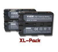 vhbw 2x Batterie compatible avec Sony Alpha DSLR-A700, DSLR-A700K, DSLR-A700P, DSLR-A700Z, DSLR-A850 appareil photo (1200mAh, 7,2V, Li-ion)