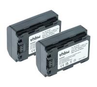 vhbw 2x Batterie compatible avec Sony Alpha ILCE-7RM3, ILCE-7M4, ILCE-7RM4 pour ILCE-7M3, ILCE-7M3K, ILCE-7M5 appareil photo (1600mAh, 7,2V, Li-polymère)