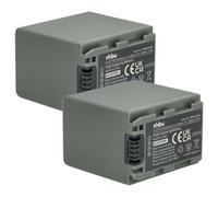 vhbw 2x Batterie compatible avec Sony DCR-SR90E caméra vidéo caméscope (1900mAh, 7,2V, Li-ion)