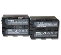 vhbw 2X Batterie Compatible avec Sony DCR-TRV10, DCR-TRV11, DCR-TRV140, DCR-TRV145E, DCR-TRV12E caméra vidéo caméscope (2000mAh, 7,2V, Li-ION)